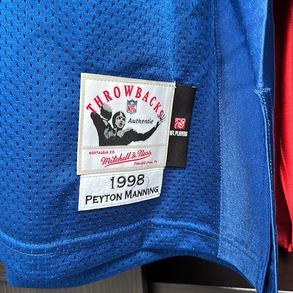 Peyton Manning Indianapolis Colts Mitchell & Ness 1998 Authentic Jersey - Picture 3 of 7